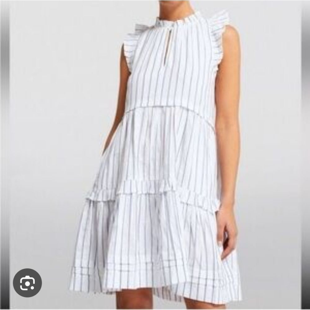 ME+EM striped Mini Dress